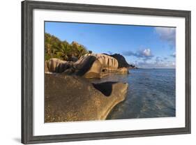 Anse Source D'Argent Beach, La Digue, Seychelles, Indian Ocean, Africa-Sergio-Framed Photographic Print