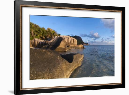 Anse Source D'Argent Beach, La Digue, Seychelles, Indian Ocean, Africa-Sergio-Framed Photographic Print