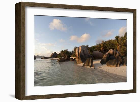 Anse Source D'Argent Beach, La Digue, Seychelles, Indian Ocean, Africa-Sergio-Framed Photographic Print