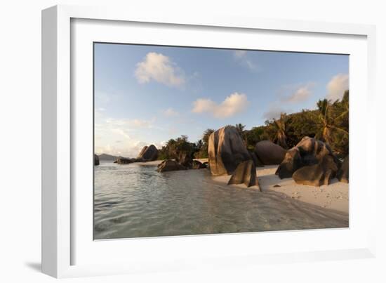 Anse Source D'Argent Beach, La Digue, Seychelles, Indian Ocean, Africa-Sergio-Framed Photographic Print