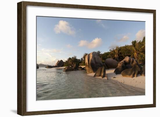 Anse Source D'Argent Beach, La Digue, Seychelles, Indian Ocean, Africa-Sergio-Framed Photographic Print