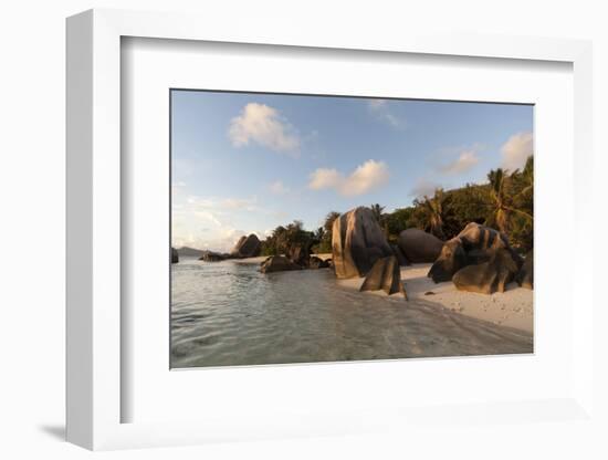 Anse Source D'Argent Beach, La Digue, Seychelles, Indian Ocean, Africa-Sergio-Framed Photographic Print