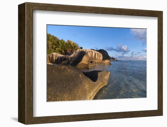 Anse Source D'Argent Beach, La Digue, Seychelles, Indian Ocean, Africa-Sergio-Framed Photographic Print