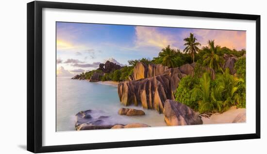 Anse Source D'Argent Beach, La Digue, Seychelles-Jon Arnold-Framed Photographic Print
