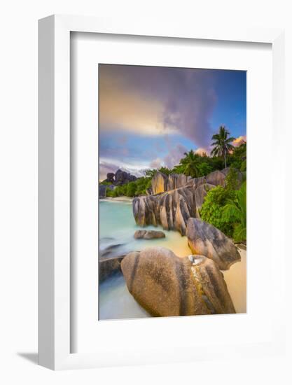 Anse Source D'Argent Beach, La Digue, Seychelles-Jon Arnold-Framed Photographic Print