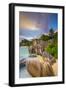 Anse Source D'Argent Beach, La Digue, Seychelles-Jon Arnold-Framed Photographic Print