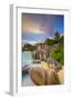 Anse Source D'Argent Beach, La Digue, Seychelles-Jon Arnold-Framed Photographic Print