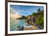 Anse Source D'Argent Beach, La Digue, Seychelles-Jon Arnold-Framed Photographic Print