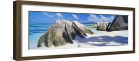 Anse Source D'Argent, La Digue, Seychelles, Africa-Lee Frost-Framed Photographic Print