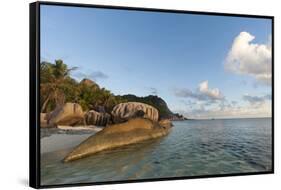 Anse Source Dargent Beach, La Digue, Seychelles-Sergio Pitamitz-Framed Stretched Canvas