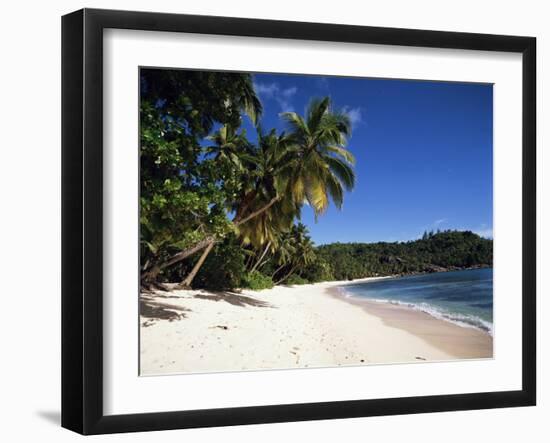 Anse Takamaka, Island of Mahe, Seychelles, Indian Ocean, Africa-Robert Harding-Framed Photographic Print