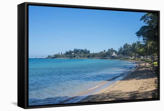 Anse Vata beach, Noumea, New Caledonia, Pacific-Michael Runkel-Framed Stretched Canvas