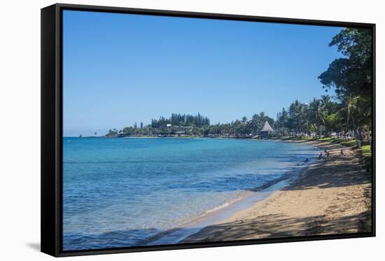 Anse Vata beach, Noumea, New Caledonia, Pacific-Michael Runkel-Framed Stretched Canvas