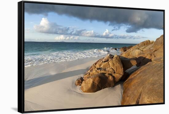 Anse Victorin, Fregate Island, Seychelles-Sergio Pitamitz-Framed Stretched Canvas