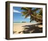 Anse Volbert beach, Praslin Island, Seychelles-null-Framed Art Print