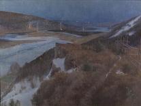 Walpurgis Night in Bergslagen, Grangärde in Dalarna, 1896-Anshelm Leonard Schultzberg-Framed Stretched Canvas