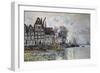 Ansicht Von Amsterdam (Het Kamperhoofd), um 1874-Claude Monet-Framed Giclee Print