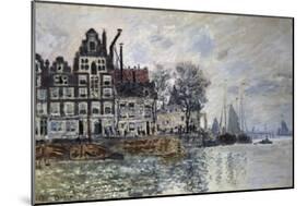 Ansicht Von Amsterdam (Het Kamperhoofd), um 1874-Claude Monet-Mounted Giclee Print