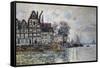 Ansicht Von Amsterdam (Het Kamperhoofd), um 1874-Claude Monet-Framed Stretched Canvas