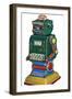 Answer Game Robot-null-Framed Art Print