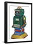 Answer Game Robot-null-Framed Art Print