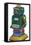 Answer Game Robot-null-Framed Stretched Canvas