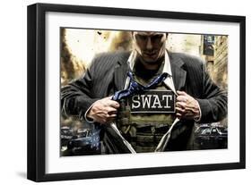 Answering the Call Swat-Jason Bullard-Framed Giclee Print