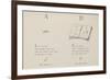 Ant and Book Illustrations and Verse From Nonsense Alphabets by Edward Lear.-Edward Lear-Framed Giclee Print