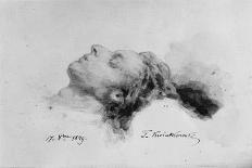 Frederic Chopin on His Deathbed, 17th October 1849-Antar Teofil Kwiatowski-Giclee Print