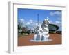 Antarctic 100 Memorial, Waterfront Park, Cardiff, Wales-Peter Thompson-Framed Photographic Print