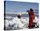 Antarctic Dream Ship and Chilean Ornithologist Rodrigo Tapia, Gerlache Strait, Antarctica-Sergio Pitamitz-Stretched Canvas