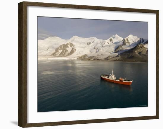 Antarctic Dream Ship, False Bay, Livingston Island, South Shetland Islands-Sergio Pitamitz-Framed Photographic Print