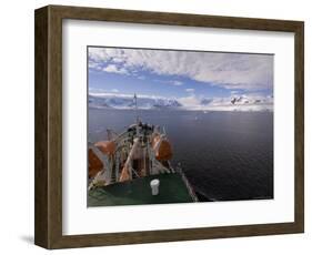 Antarctic Dream Ship, Gerlache Strait, Antarctic Peninsula, Antarctica, Polar Regions-Sergio Pitamitz-Framed Photographic Print