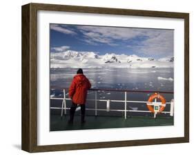 Antarctic Dream Ship Gerlache Strait, Antarctic Peninsula, Antarctica, Polar Regions-Sergio Pitamitz-Framed Photographic Print