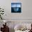 Antarctic Iceberg in the Ocean. Beautiful Polar Sea Background.-Sergey Nivens-Framed Stretched Canvas displayed on a wall