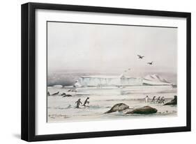 Antarctic Landscape-Edward Adrian Wilson-Framed Giclee Print