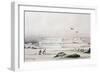 Antarctic Landscape-Edward Adrian Wilson-Framed Giclee Print