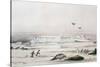 Antarctic Landscape-Edward Adrian Wilson-Stretched Canvas