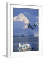 Antarctic Midnight Sunlight-Paul Souders-Framed Photographic Print