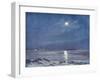 Antarctic Moon-null-Framed Art Print