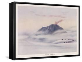 Antarctic: Mount Erebus-Edward A. Wilson-Framed Stretched Canvas