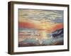 Antarctic Sunset-null-Framed Art Print