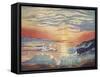 Antarctic Sunset-null-Framed Stretched Canvas