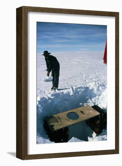 Antarctic Toilet-David Vaughan-Framed Photographic Print