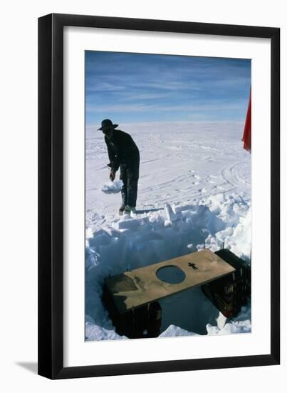 Antarctic Toilet-David Vaughan-Framed Photographic Print