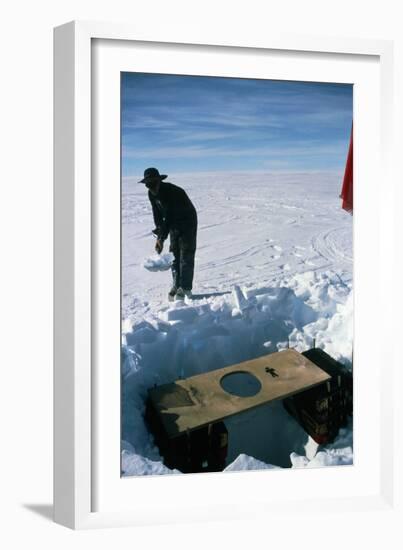 Antarctic Toilet-David Vaughan-Framed Photographic Print