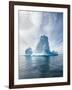 Antarctica and Iceberg Landscape Detail of Various Forms and Sizes in the Polar Regions of Earth-Dan Kosmayer-Framed Photographic Print