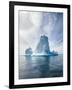 Antarctica and Iceberg Landscape Detail of Various Forms and Sizes in the Polar Regions of Earth-Dan Kosmayer-Framed Photographic Print