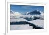 Antarctica. Antarctic Circle. Adelaide Island. the Gullet. Ice Floes-Inger Hogstrom-Framed Photographic Print