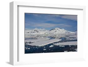 Antarctica. Antarctic Circle. Adelaide Island. the Gullet. Ice Floes-Inger Hogstrom-Framed Photographic Print